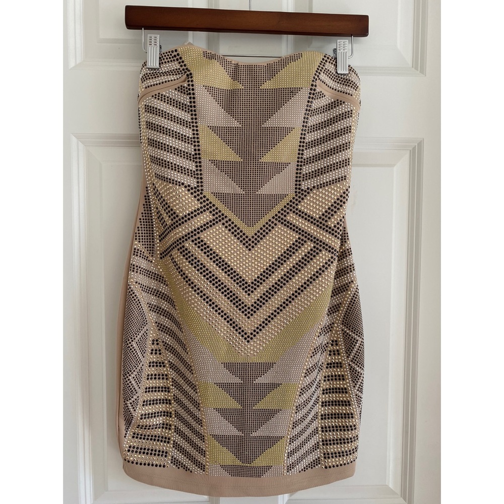 NWT Wet Seal Studded Strapless Bodycon Dress